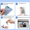 2 Pack Magnetic Car Visor Picture Holder, Acrylic Lightweight Photo