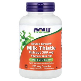 NOW Foods, Milk Thistle Extract, 300mg, 200 Veg Capsules / NOW Foods (나우푸드), 밀크시슬 추출물, 300mg, 베지 캡슐 200정