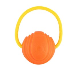Project Hive Dog Ball | Large Looped Dog Ball | Interactive Dog Toys Compatible with Hive Zoomer Dog Ball Thrower for Large Dogs | Balls for Dogs Perfect for Fetch and Tug Play | Orange