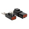 Black Male & Female Connector Set for Deutsch DTP Series