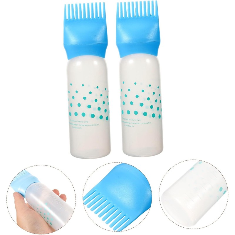FRCOLOR Botella Aplicadora de Tinte para Cabello 2 Piezas, con