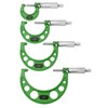 Premium Outside Micrometer Set 0-4" / 0.0001" (0-1"/1-2"/2-3"/3-4") Precision Machinist