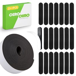 CeroDimo - 23 piezas de relleno reductor de tamaño, cinta ajustadora de tamaño de sombrero, cinta autoadhesiva de espuma para gorras para hacer más pequeñas, reductor de tamaño de cinta de sombrero y