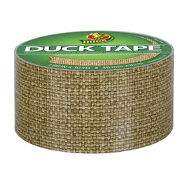 Duck 283713 Printed Duct Tape Single Roll, 1.88 Inches x 10 Yards, Burlap