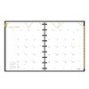 Blueline MiracleBind Gold Collection Monthly Planner, Twin-Wire Binding with 2-Piece