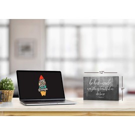 HB Art Design He has made everything beautiful in its time Ecclesiastes 3:11 Bible Verse Scripture Quote Inspirational Christian Wall Art Canvas Print Living Room Home Decor Gift Rolled Up 30x40