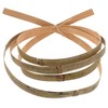 STOBOK Bamboo Weaving Strip Roll Flat Bamboo Strip for Basket