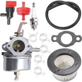 Saihisday 632631 632230 Snowblower Carburetor with Tecumseh 30727 Air Filter Replacement for Tecumseh H30 H50 H60 HH60 Engines 5HP 6HP 4 Cycle Engine Troy Bilt Tiller Toro Snowblower Sears Tillers