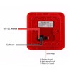 Lancoon Wired Sound and Light Fire Alarm Safety Horn Sound