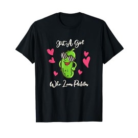 Fun Cute Just A Girl Who Loves Pickles T-Shirt