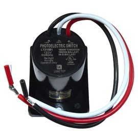 HQRP Dusk to Dawn Sensor, 120V Photoelectric Switch for Outdoor Light Poles, Automatic On/Off, Waterproof, UL Listed, 1-Pack