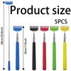 JCKD 5 Pieces Back Scraper, Stainless Steel Retractable Back Scraper