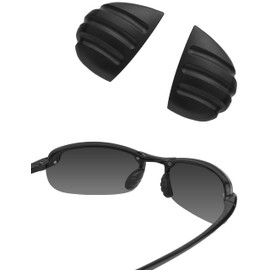 Bwake Replacement Nose Pieces Pads for Maui Jim Makaha/Sandy Beach/Ho'okipa/Kanaha/Turtle Bay/Banyans/Hapuna Sunglasses - Black