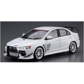 Aoshima Bunka Kyozai 1/24 The Tuned Car Series No. 19 Mitsubishi C-WEST CZ4A Lancer Evolution X 2007 Plastic Model