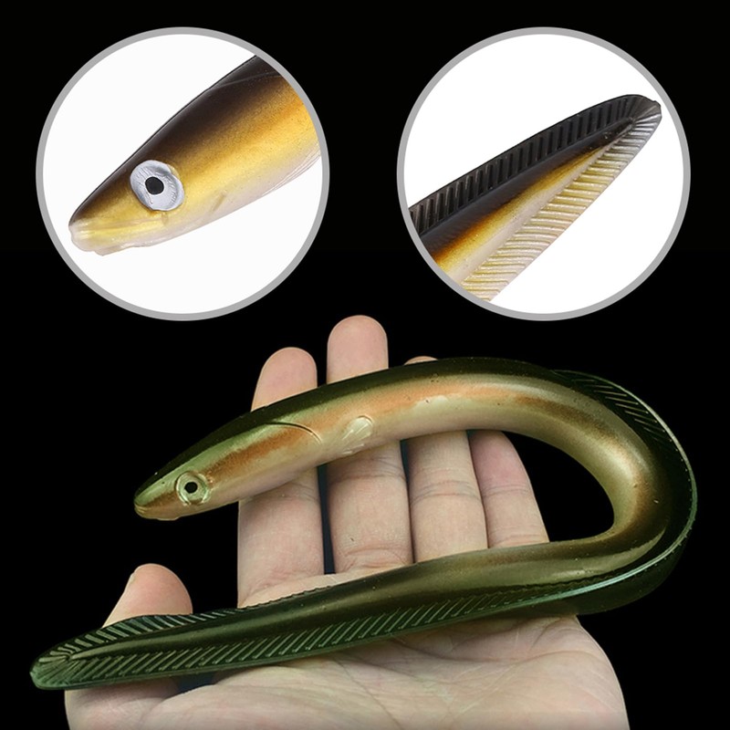 Soft Artificial Sea Eel Fishing Bait Fishing Lure for Saltwater