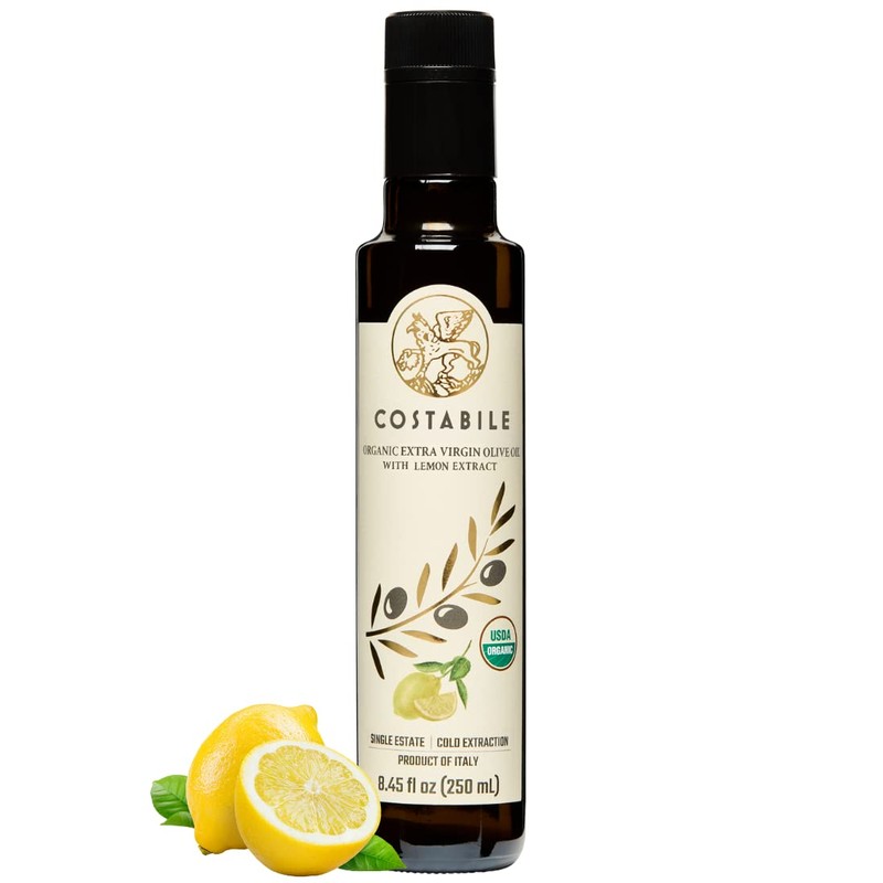 Costabile Lemon Flavored & Medium Intensity Organic Extra Virgin Olive