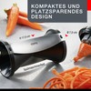 GEFU Spirelli 2.0 spiral cutter, spaghetti cutter with remover holder.,