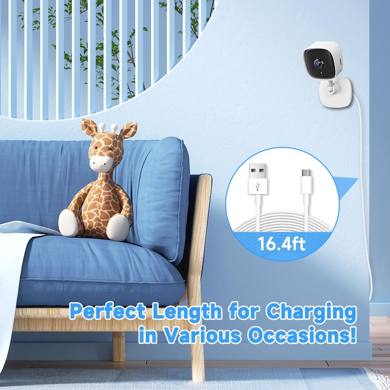 16.4ft/5M Long USB C Cable, Charging and Data Transfer, Durable