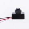 Photocell Sensor, DC 12V-48V Street Light Control Switch Button Style