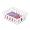 Sterilite 16058024 Mini Storage Tray, White, 24-Pack