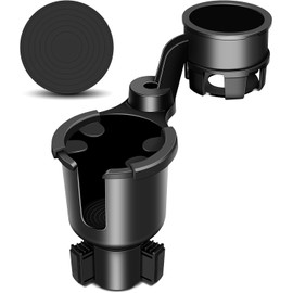 Car Cup Holder Expander Adapter with 360 Degree Rotation, Adjustable Cupholder Extender for Mugs, Large Water Bottles and Travel Cups