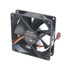 Foxconn PVA092G12M DC12 Volt 0.24 Amp, Rear Case Brushless Cooling Fan 92mm x 92mm x 25mm, 3-WIRE/3-PIN CONNECTOR