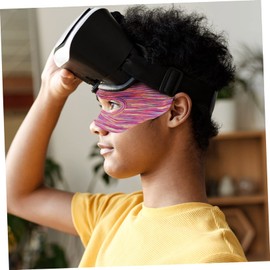 CHILDWEET Vr Eye Mask Cover with Breathable Design Quick-Dry Sweat Band for Vr Headsets Comfortable Eye Padding for Gaming Easy to Clean and Portable