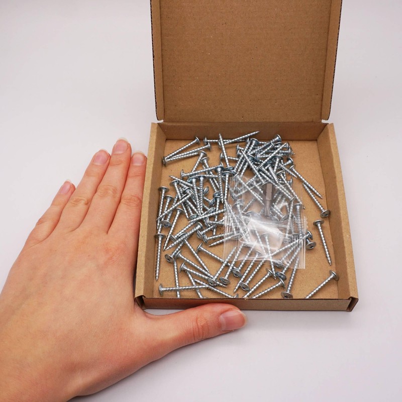 SKIR'CO (Pack of 100) Galvanised Steel 3.0 x 30mm Wood