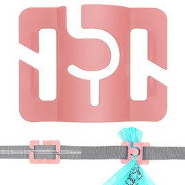 Dog Poop Bags Holder for Basic Leash Hands Free Pet Waste Bags Carrier for Leash Dispenser Dog Walking Accessories for Carrying Used Poo Bags Before You Find Trash Can