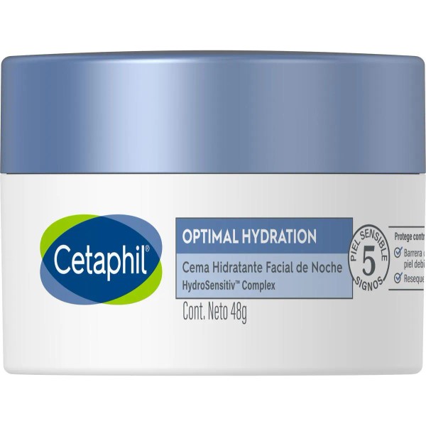 Cetaphil Optimal Hydration crema noche 48 g calma e hidrata