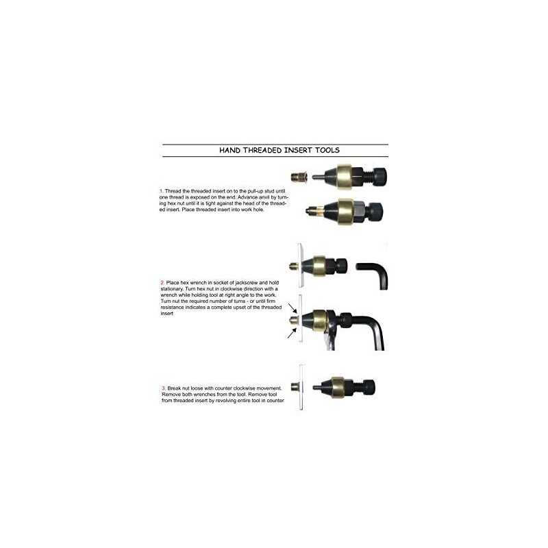 Hanson Rivet WRENCH TYPE 1/4-20 THREADED INSERT TOOL