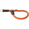 HUNTER Freestyle Dressage Collar Orange Durable Rope with Polyamide Core,