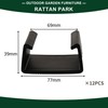 Rattan park 12Pcs Furniture Clips Sofa Patio Wicker for Rattan