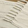 Artoid Mode Boho Cream Tassel Table Runner, Farmhouse Style Kitchen