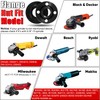 SHALL Angle Grinder Tool Kit with 5/8'-11 Flange Nut, Adjustable