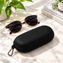 Hard Shell Sunglasses Case for Everyday Eyewear Storage – Portable Protective Design for Travel, Bags and Daily Organization