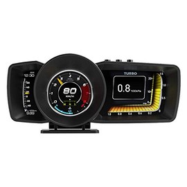 Malovsa 2021 HUD Head Up Display, Speedometer, No Ghosting, OBD+GPS, Advanced Function, Fault Diagnosis, Warning Function, Improved Display, Japanese Instruction Manual Included