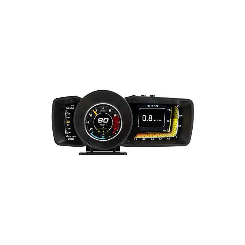 Malovsa 2021 HUD Head Up Display, Speedometer, No Ghosting, OBD+GPS,