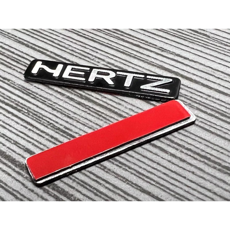 Unbranded 2 x Emblem Speaker Badge Decal Replacement fits Hertz