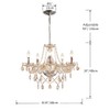 Saint Mossi 5 Light Modern K9 Crystal Chandelier for Dining