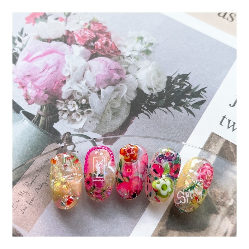 Flower Printing - Petit Round / 플라워프린팅 - 쁘띠라운드