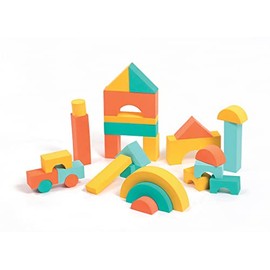 JBM SARL 30091 Building Block Awakening and Discovering, Multi-Colour, 28 Blocks