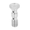 X AUTOHAUX M10x1.25 Metric Thread Double Banjo Bolt Brake Fitting