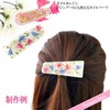 Princess-style Resin Parts, Dried Flower with Euphoria Nail Resin Pressed