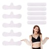 Pack of 10 Bra Inserts, Sweating, Underbust Sweat Protection, Rectangular