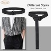 Men Black Canvas Belt,JASGOOD Webbing Cloth D Ring Buckle Belt
