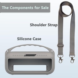 JCHPINE Silicone Cover Case for Bose SoundLink Flex Portable Bluetooth Speaker 2nd Gen Cover, Accessories for Bose SoundLink Flex Speaker Shoulder Strap