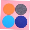 Operitacx 8pcs Round Eva Board Felt Wall Sticker Memo Board