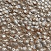 5mm Cup Sequins Champagne Ivory Beige Opaque Satin Pearl Medium