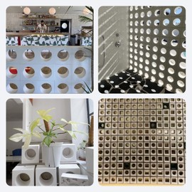 MWYZGmold Concrete Hollow Brick Mold,Reusable ABS Concrete molds,Indoor/Outdoor Wall Decoration, Garden DIY Tool for Bricklaying